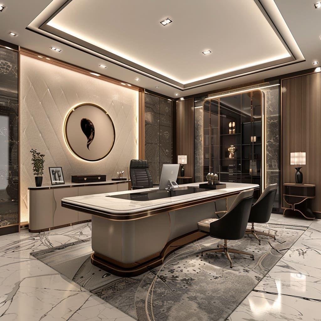 Workspace interior designed for success