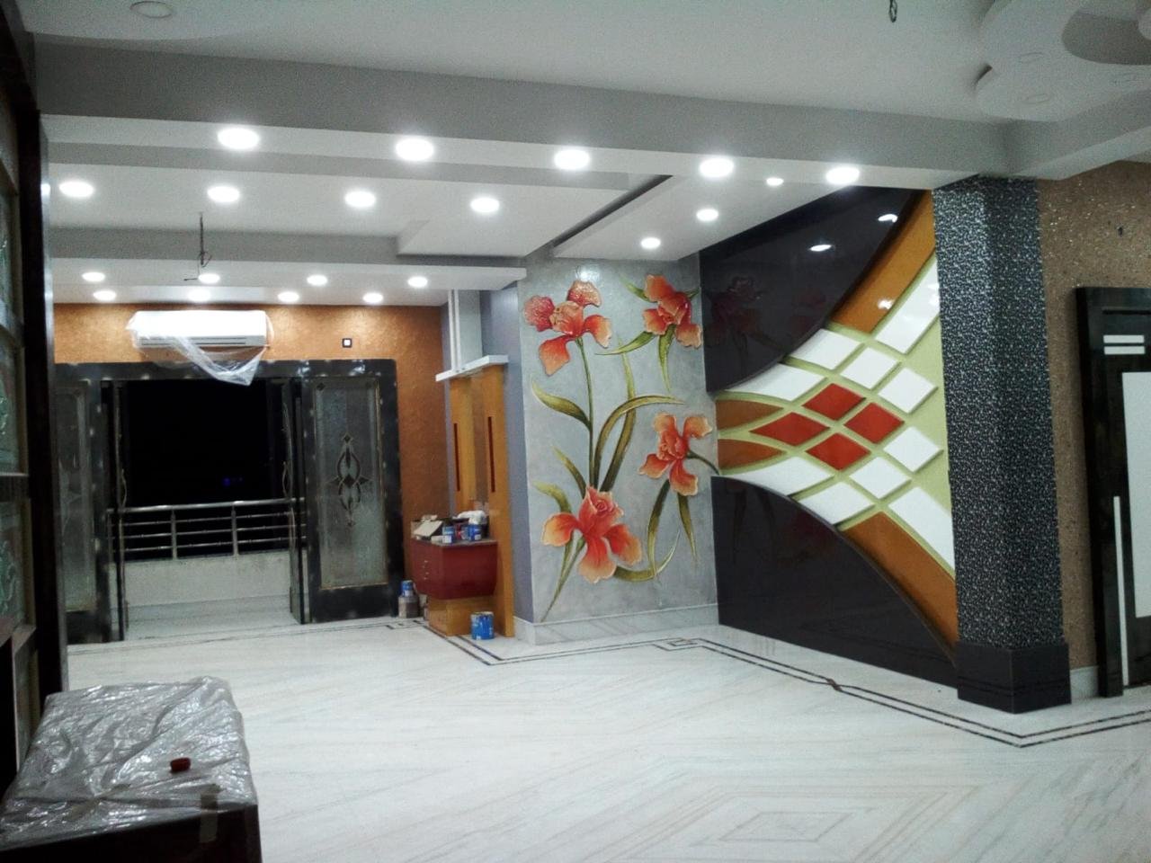 Real service photo interior finishing