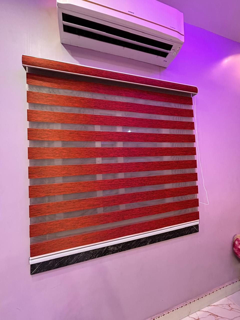 Real service photo window blinds